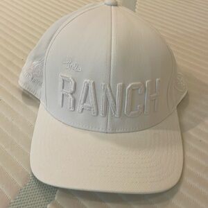 GFore hat with Fields Ranch logo